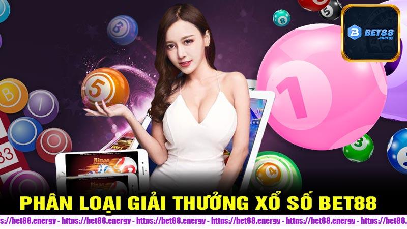 Phân loại giải thưởng Xổ Số Bet88